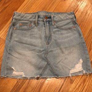 American eagle denim skirt